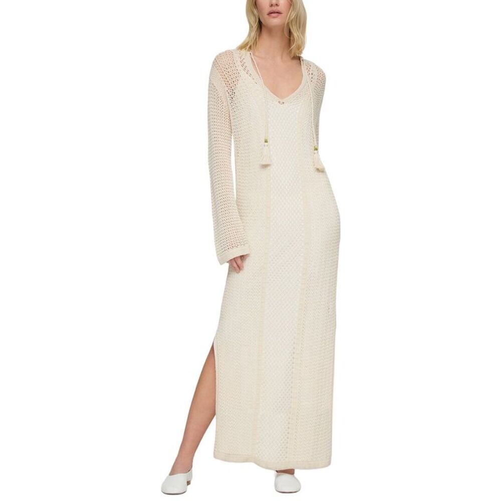 Lafayette 148 New York Womens  Open Stitch Sweaterdress